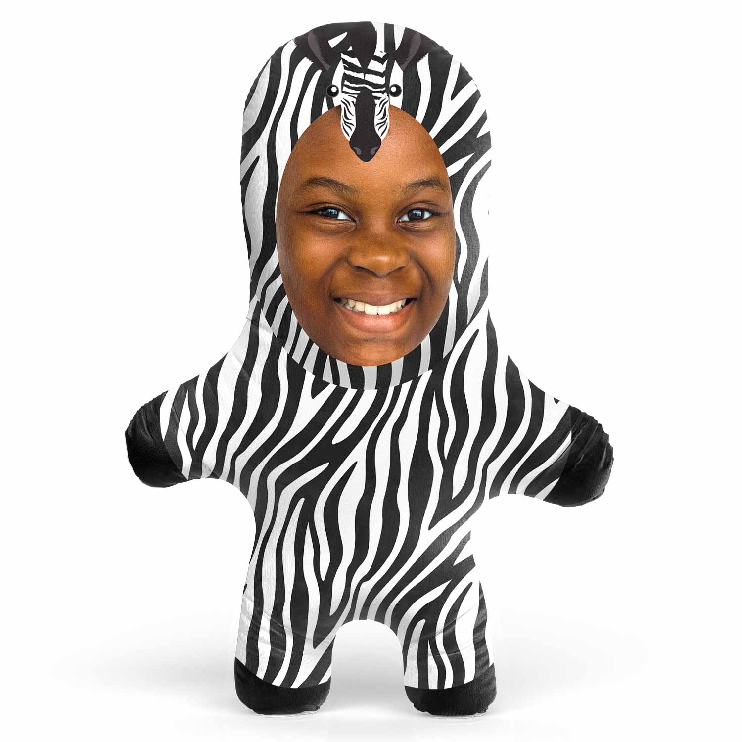 Zebra Face Pillow