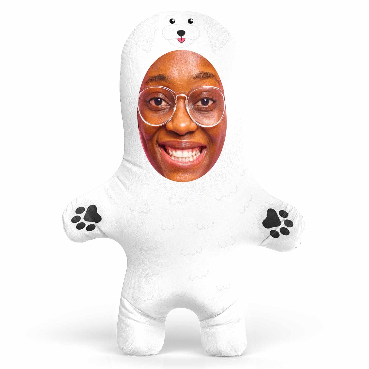 Bichon Frise Face Pillow