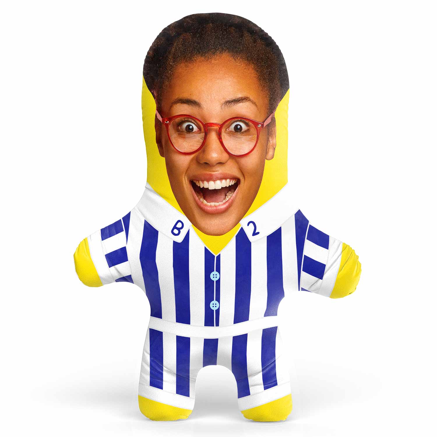 Banana Boy Face Pillow