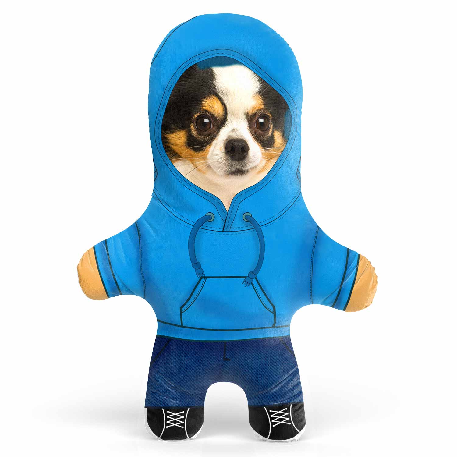 Dog Hoodie Face Pillow