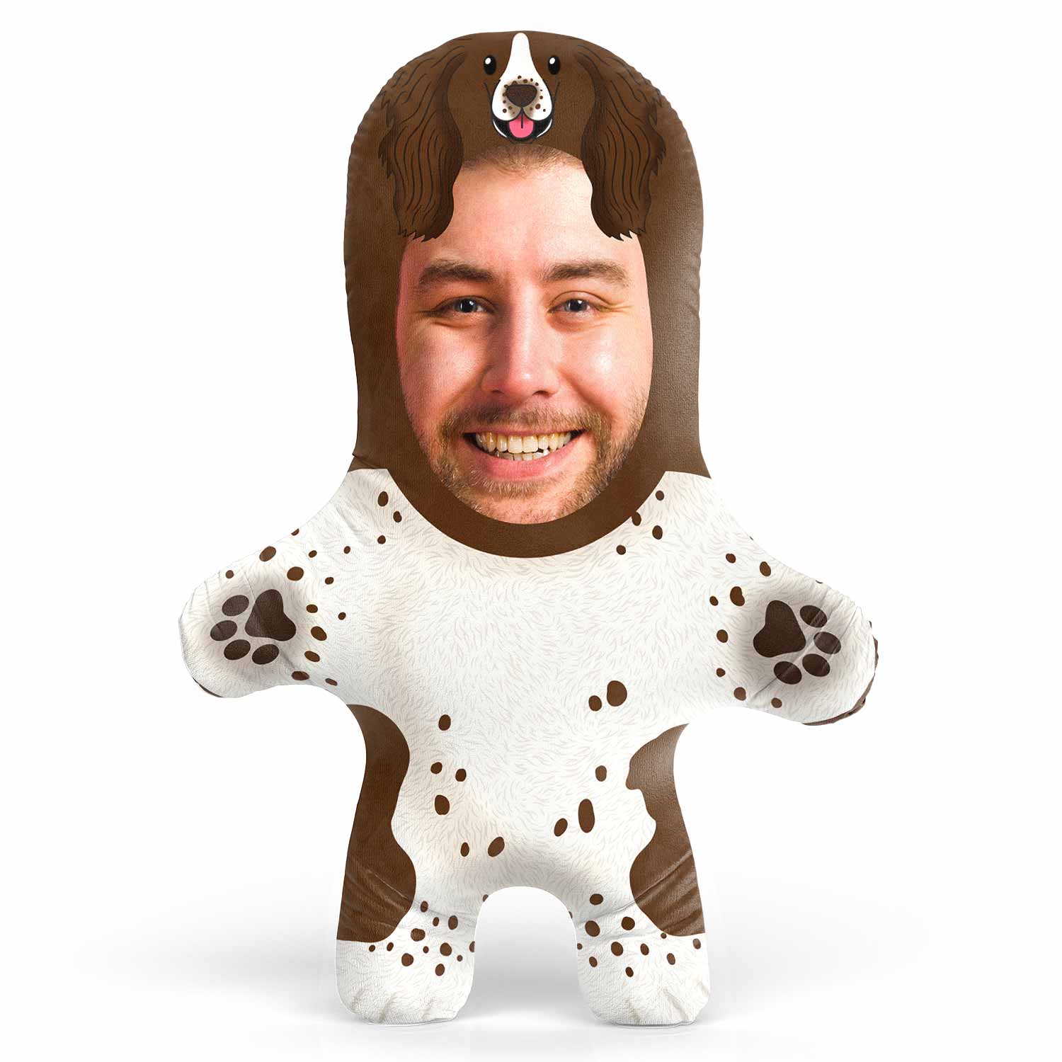English Springer Spaniel Face Pillow