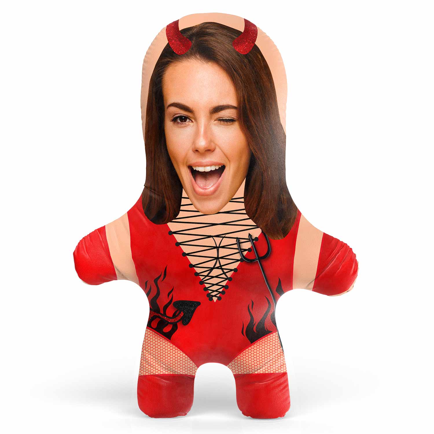 Sexy Devil Face Pillow