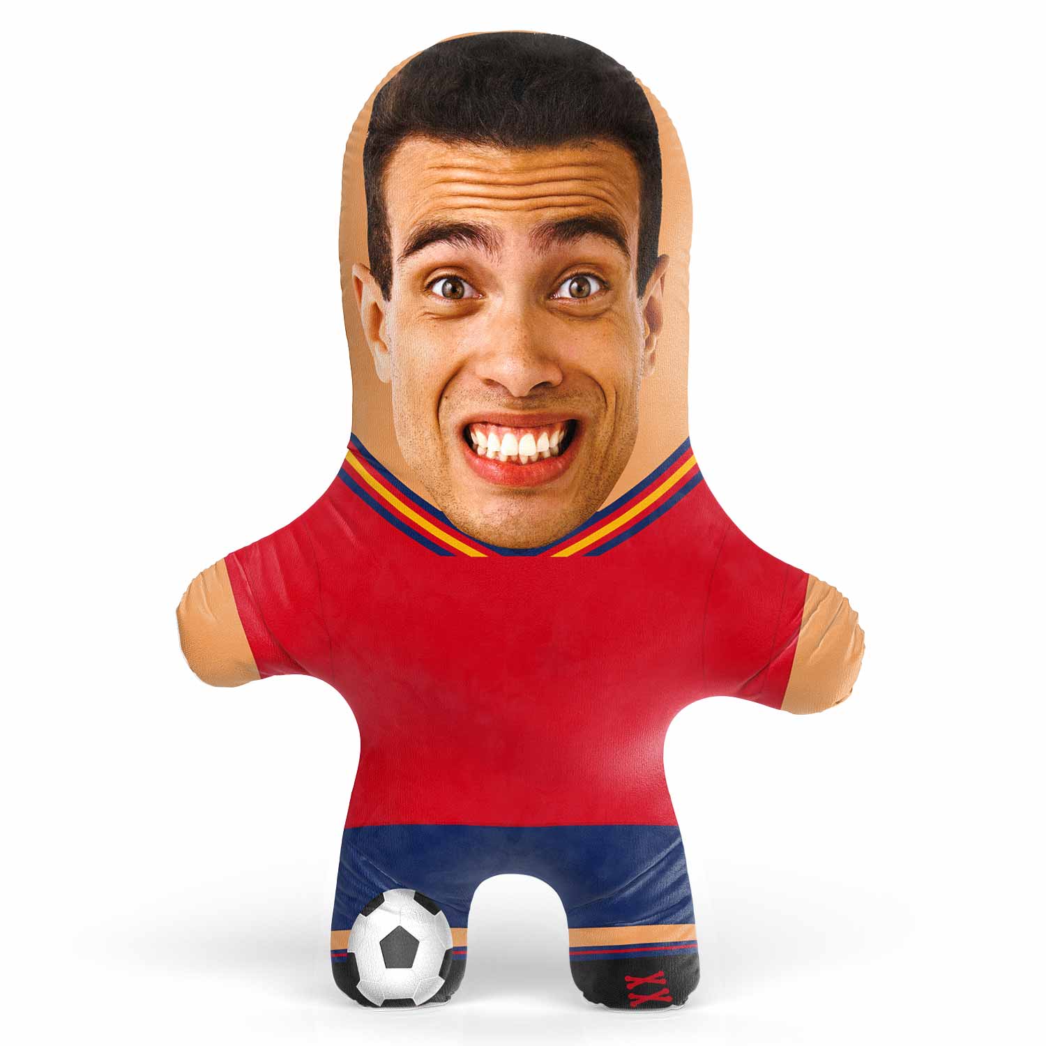 Spain Soccer Face Pillow