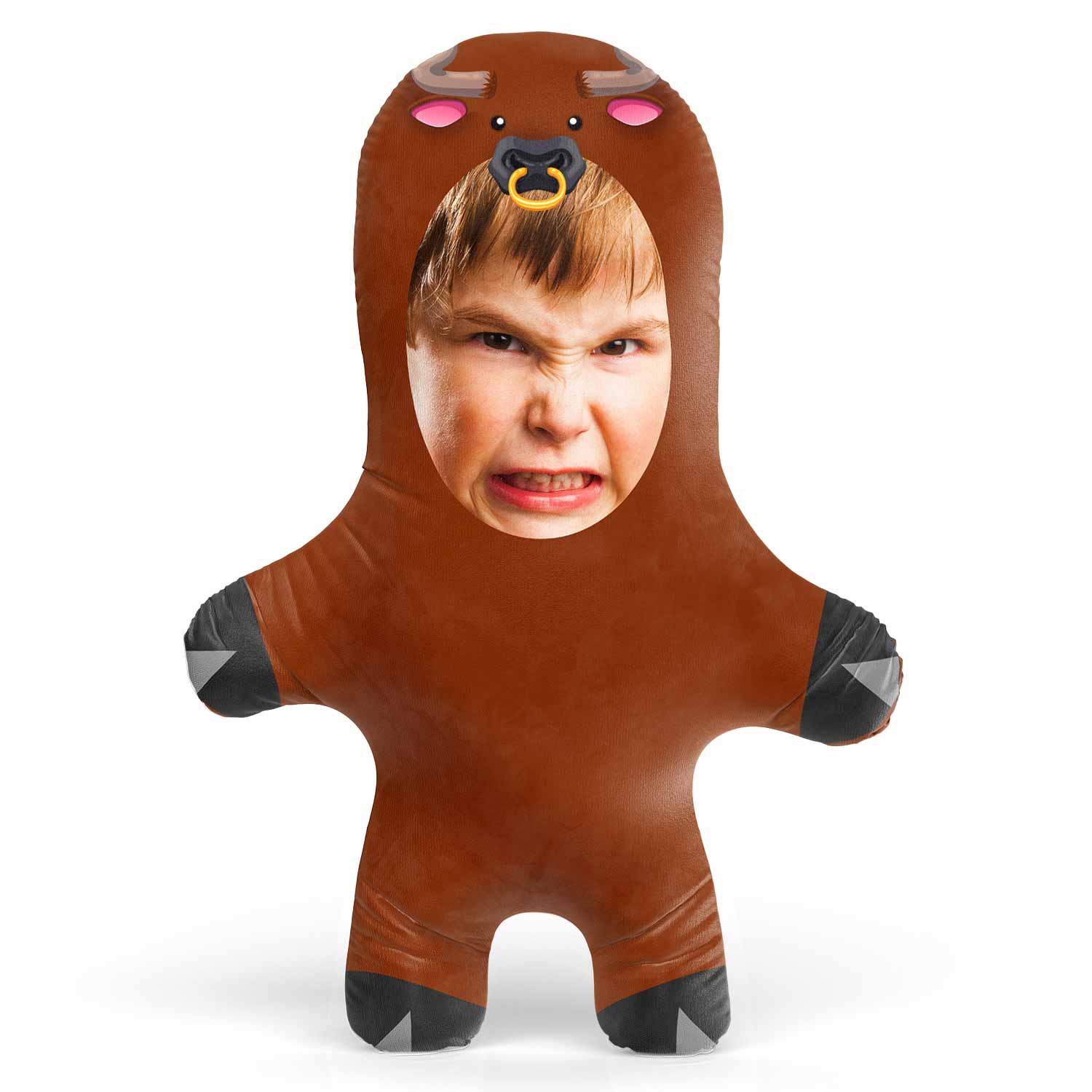 Bull Face Pillow