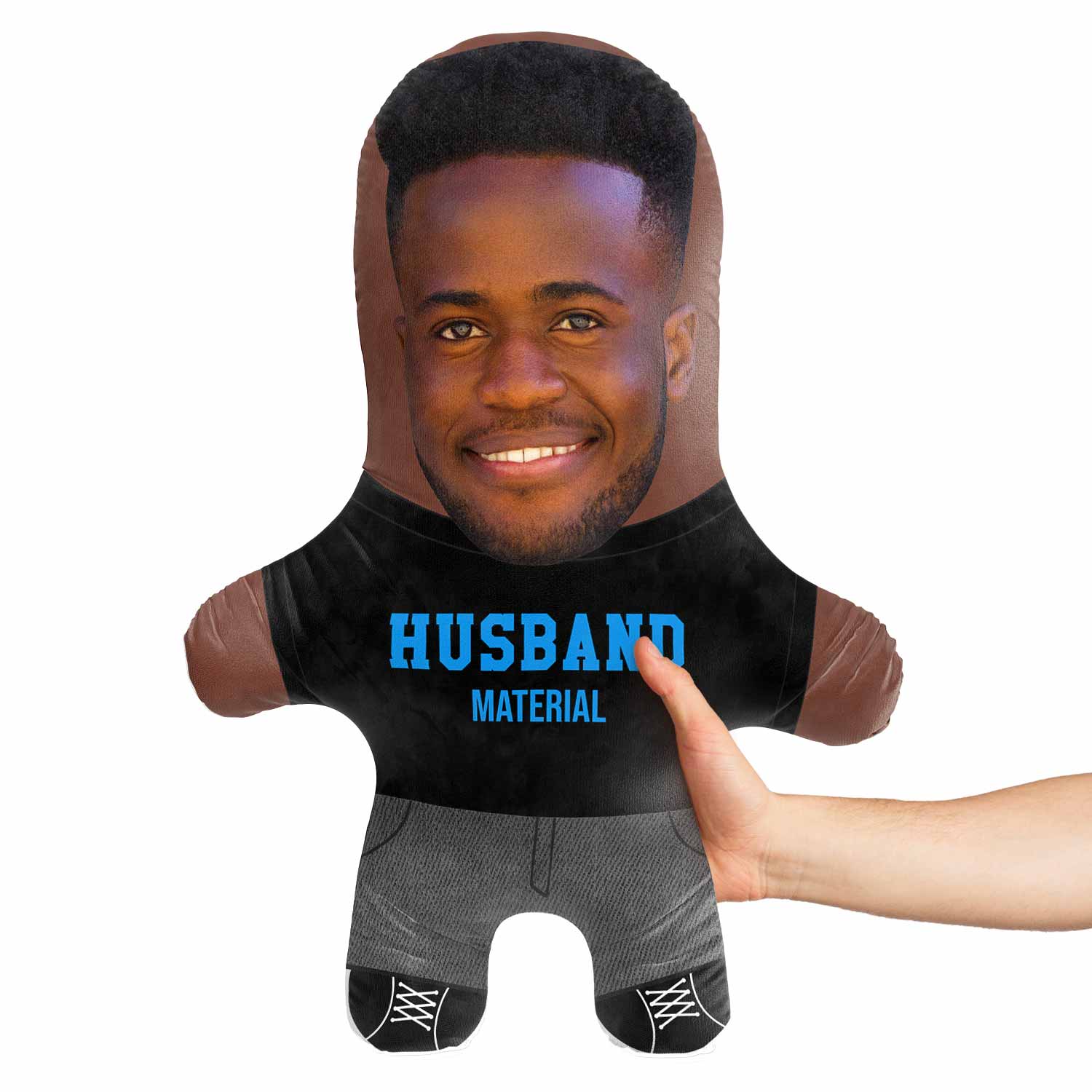 Husband Material Face Pillow