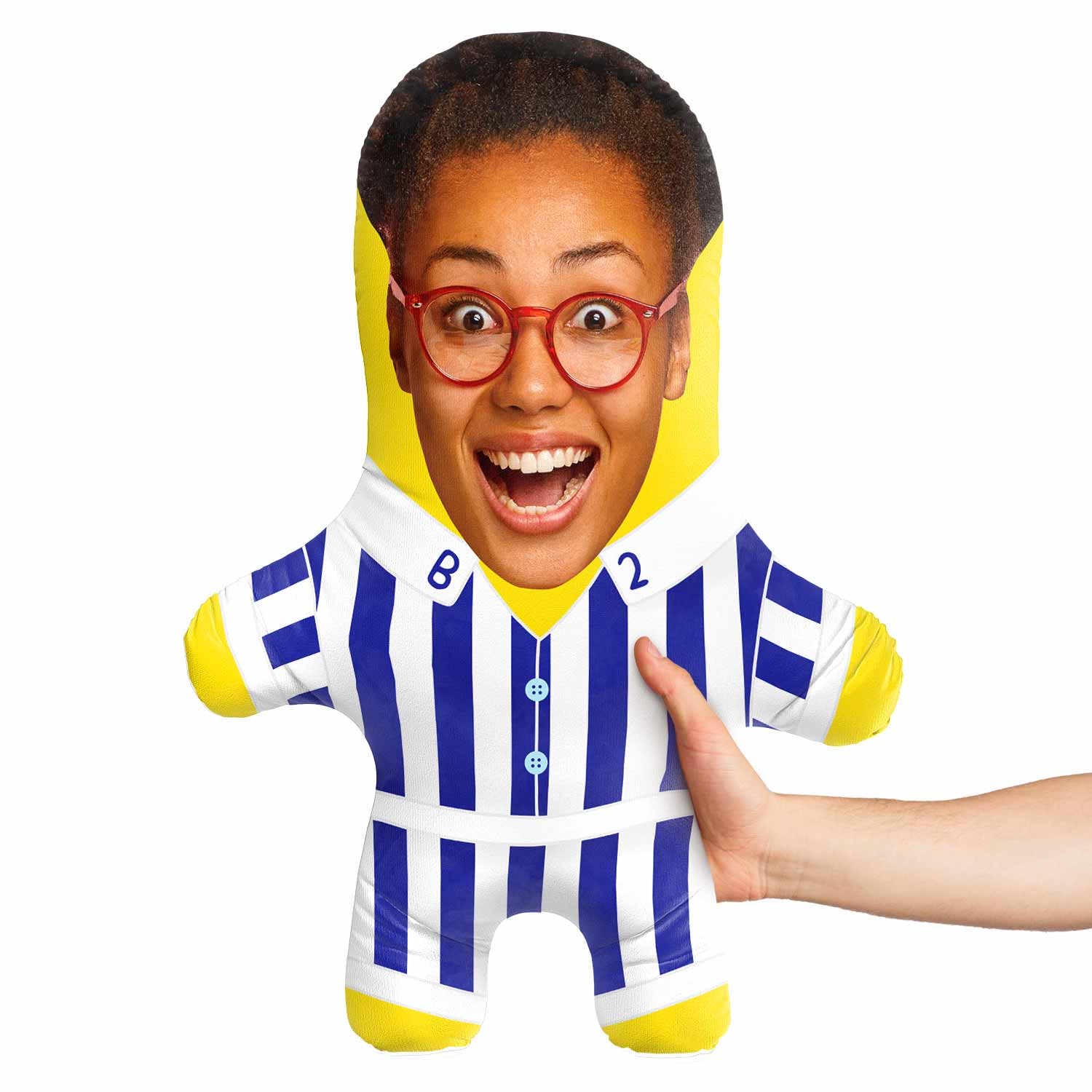 Banana Boy Face Pillow