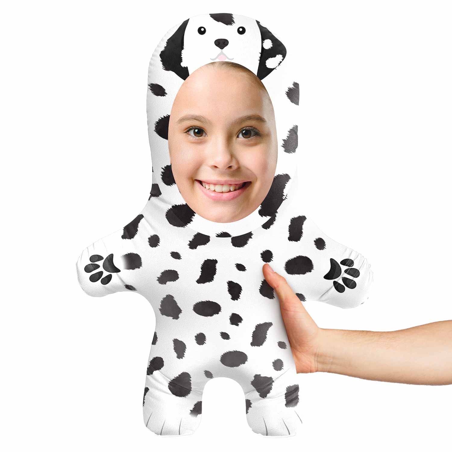 Dalmation Face Pillow