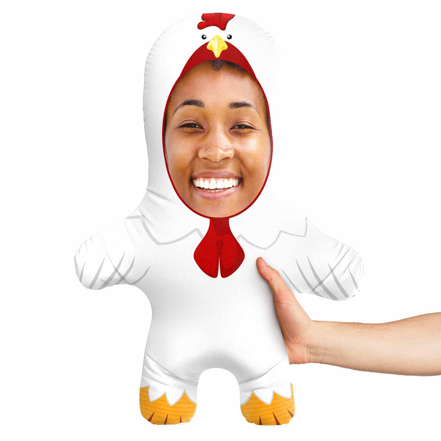 Chicken Face Pillow