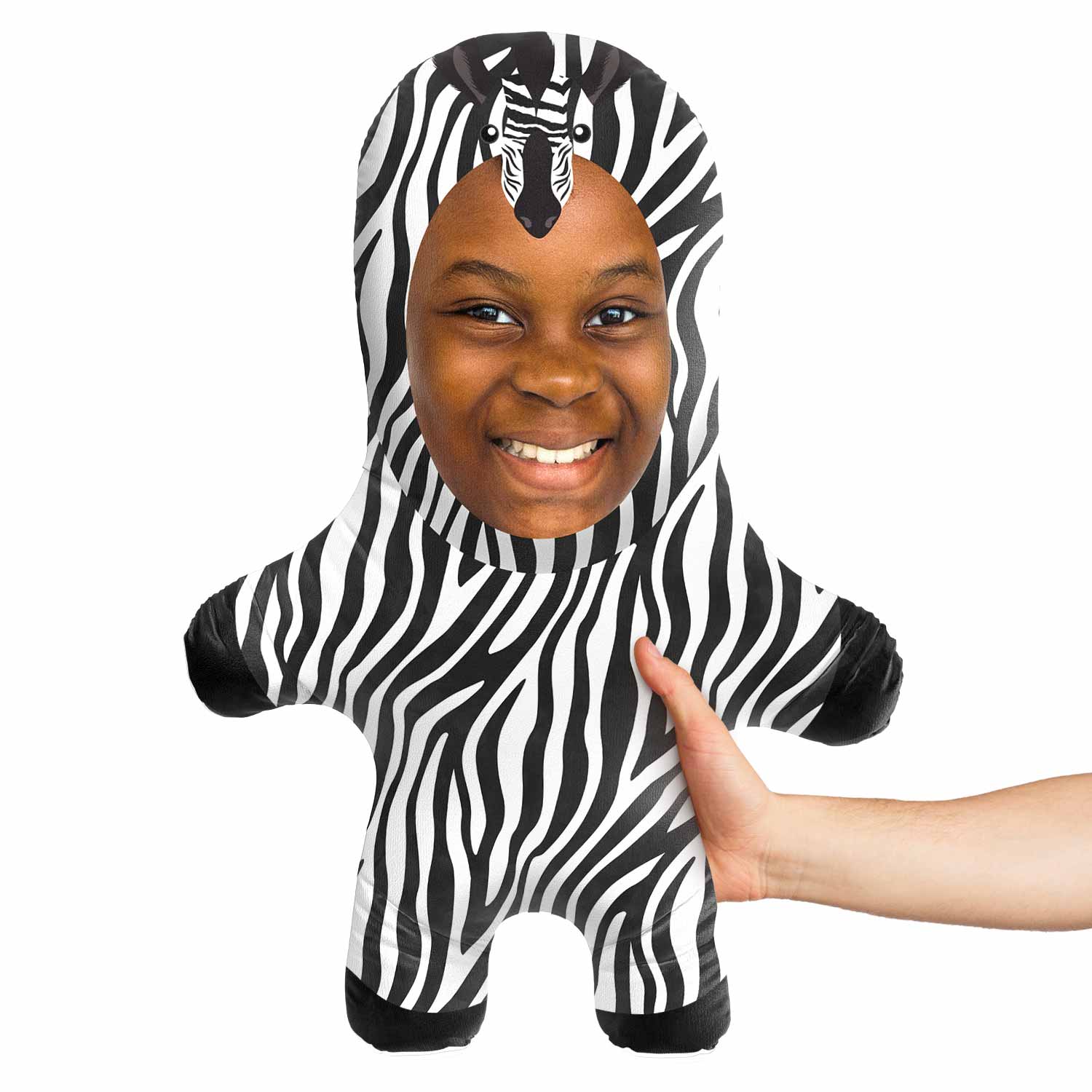 Zebra Face Pillow