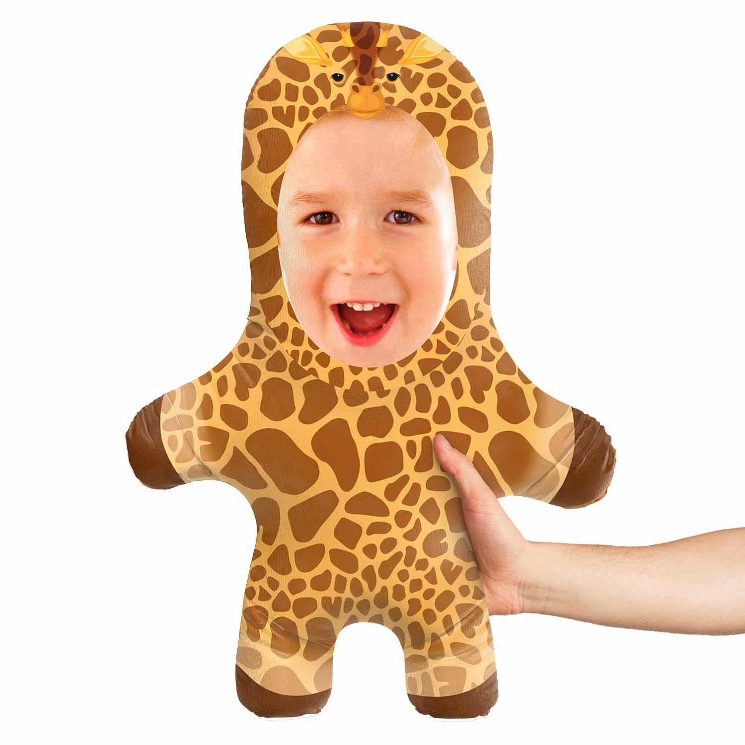 Giraffe Face Pillow