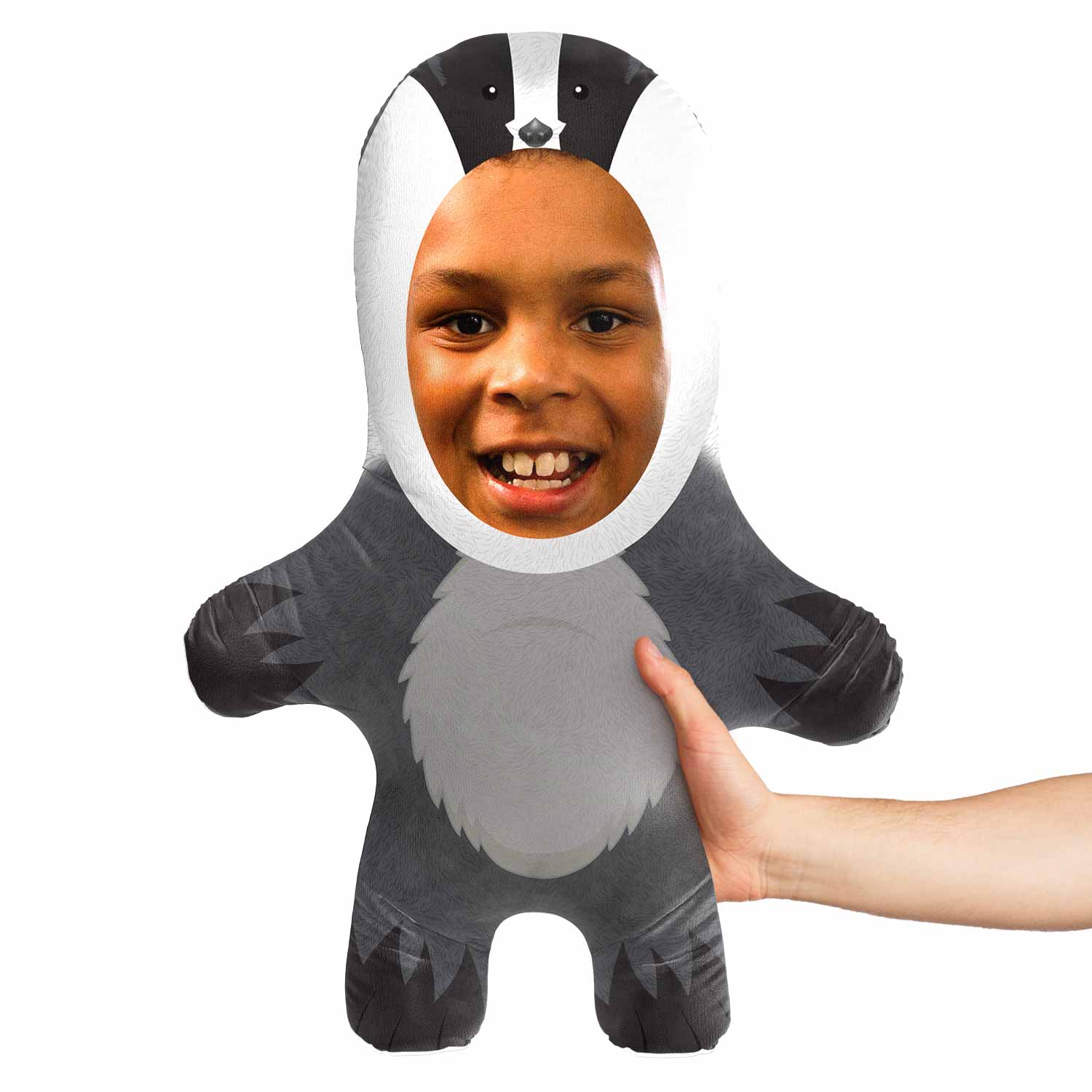 Badger Face Pillow