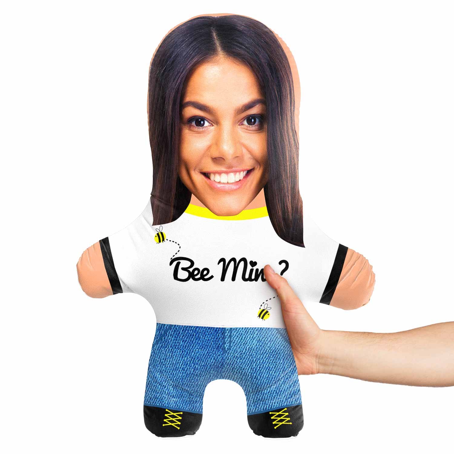 Bee Mine Face Pillow