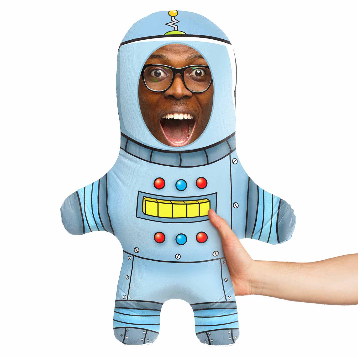 Robot Face Pillow