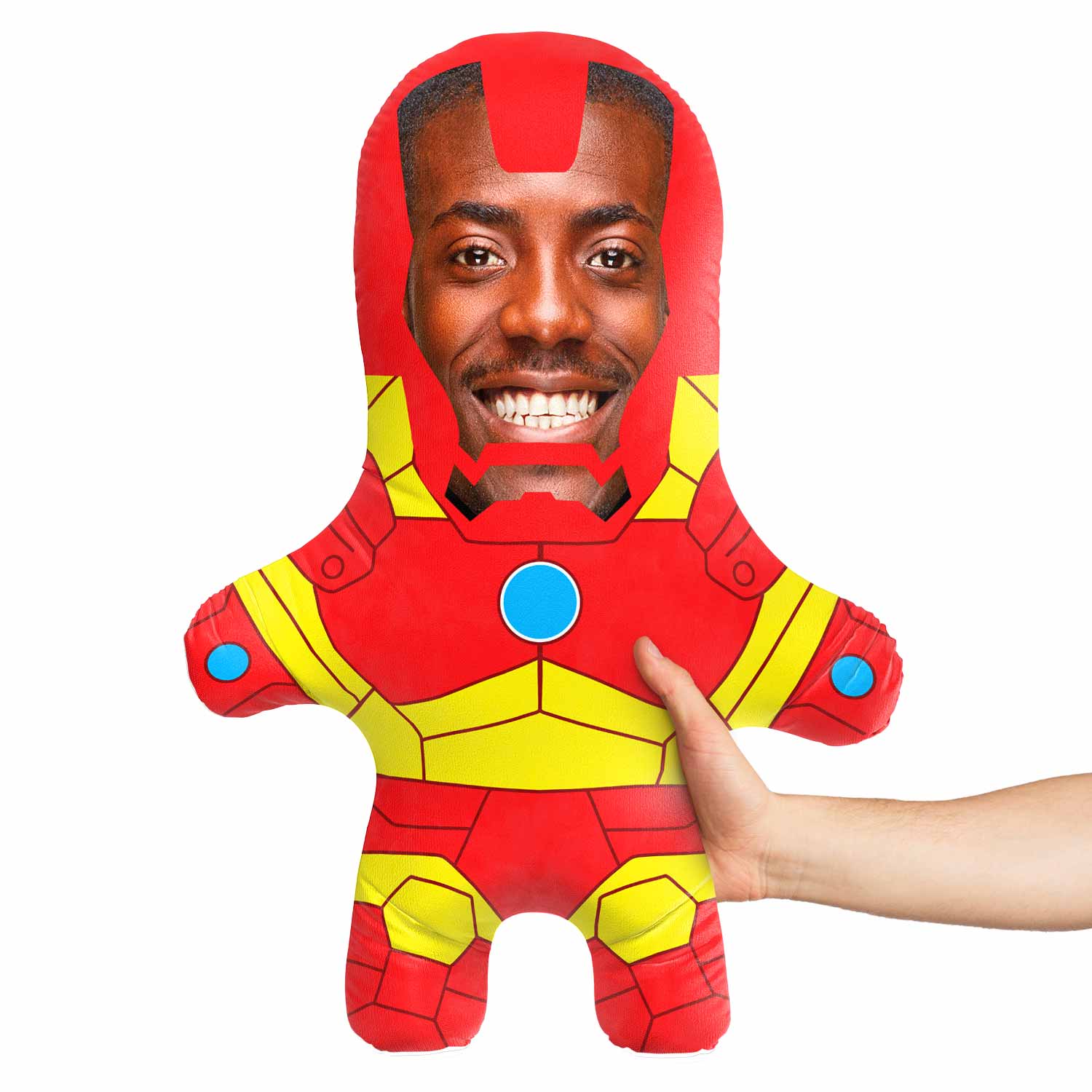 Iron Super Hero Face Pillow