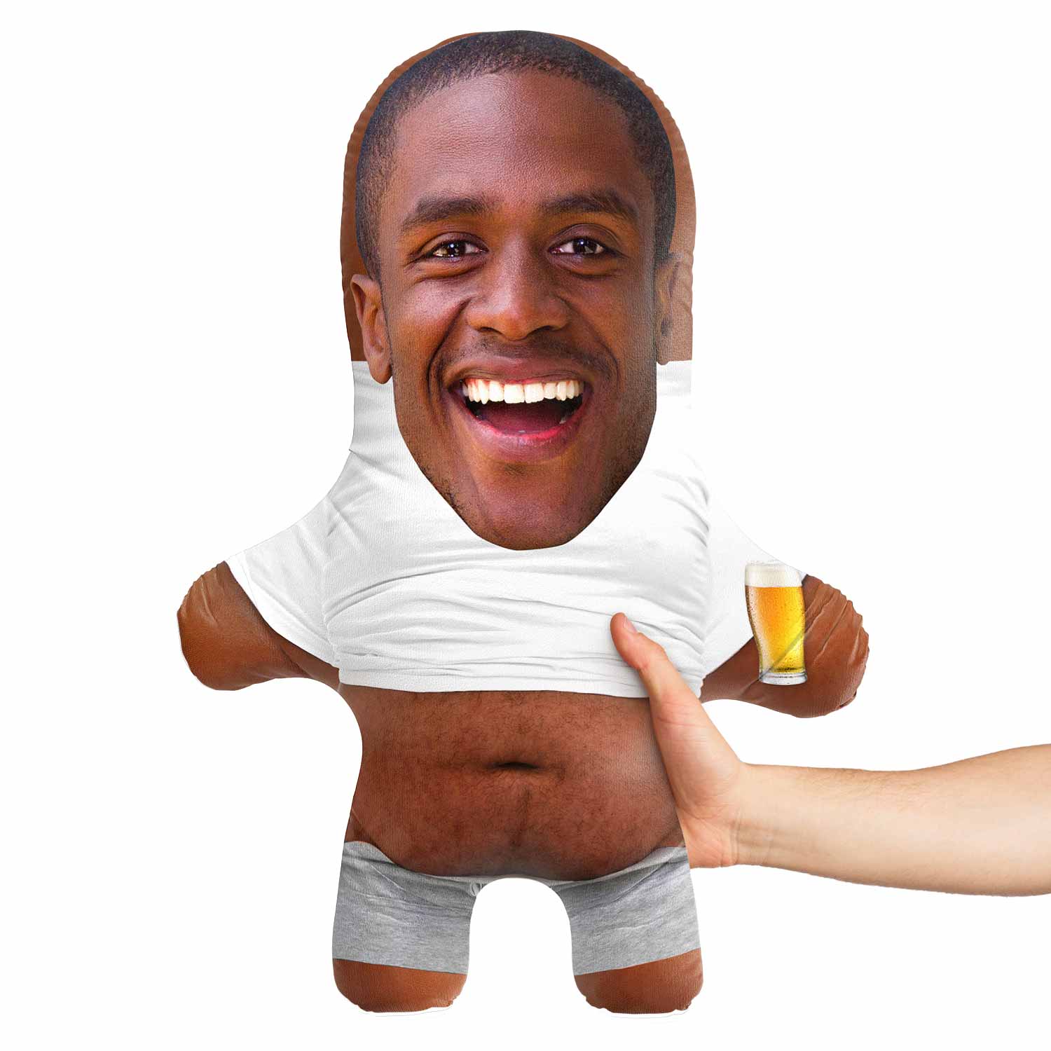 Dad Bod Face Pillow