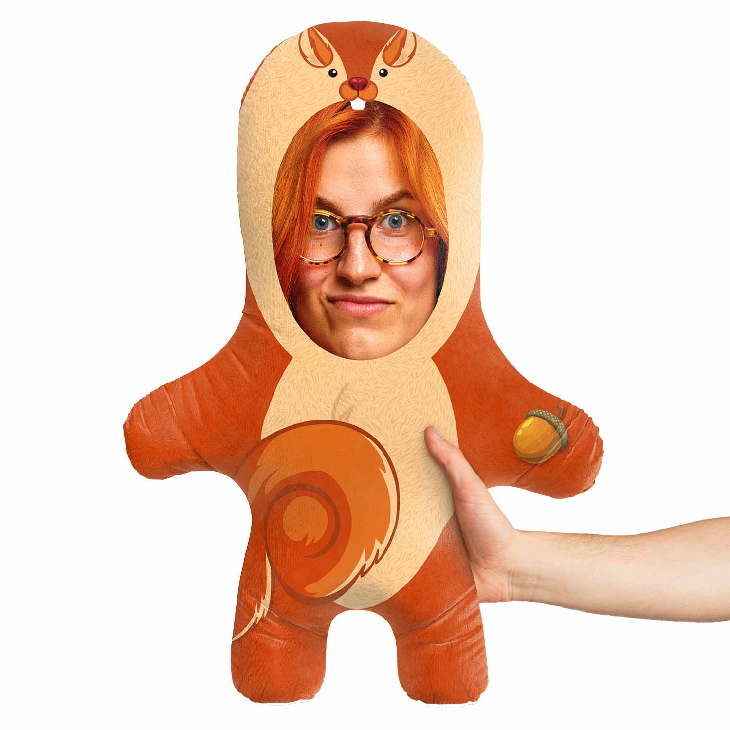 Squirrel Face Pillow