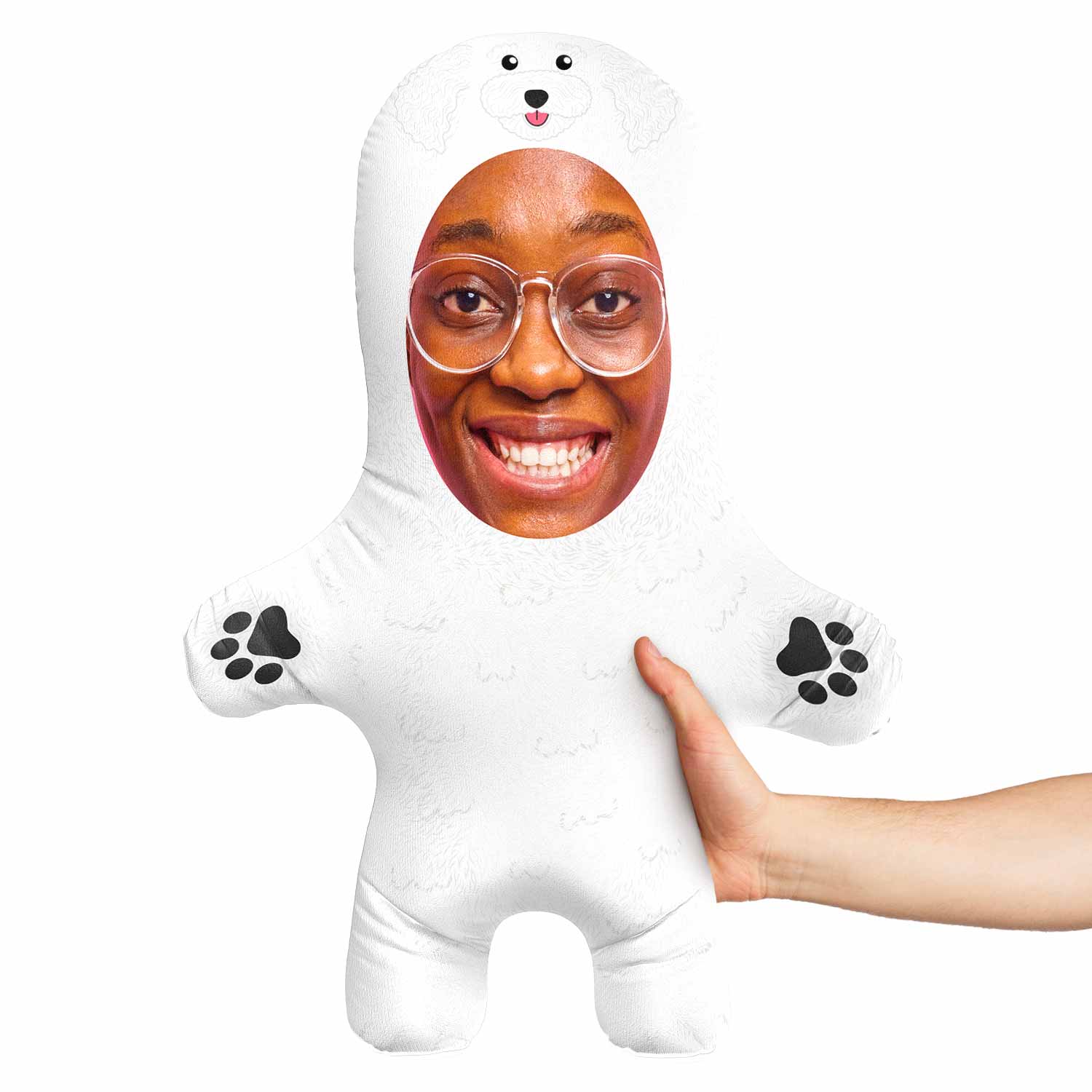 Bichon Frise Face Pillow