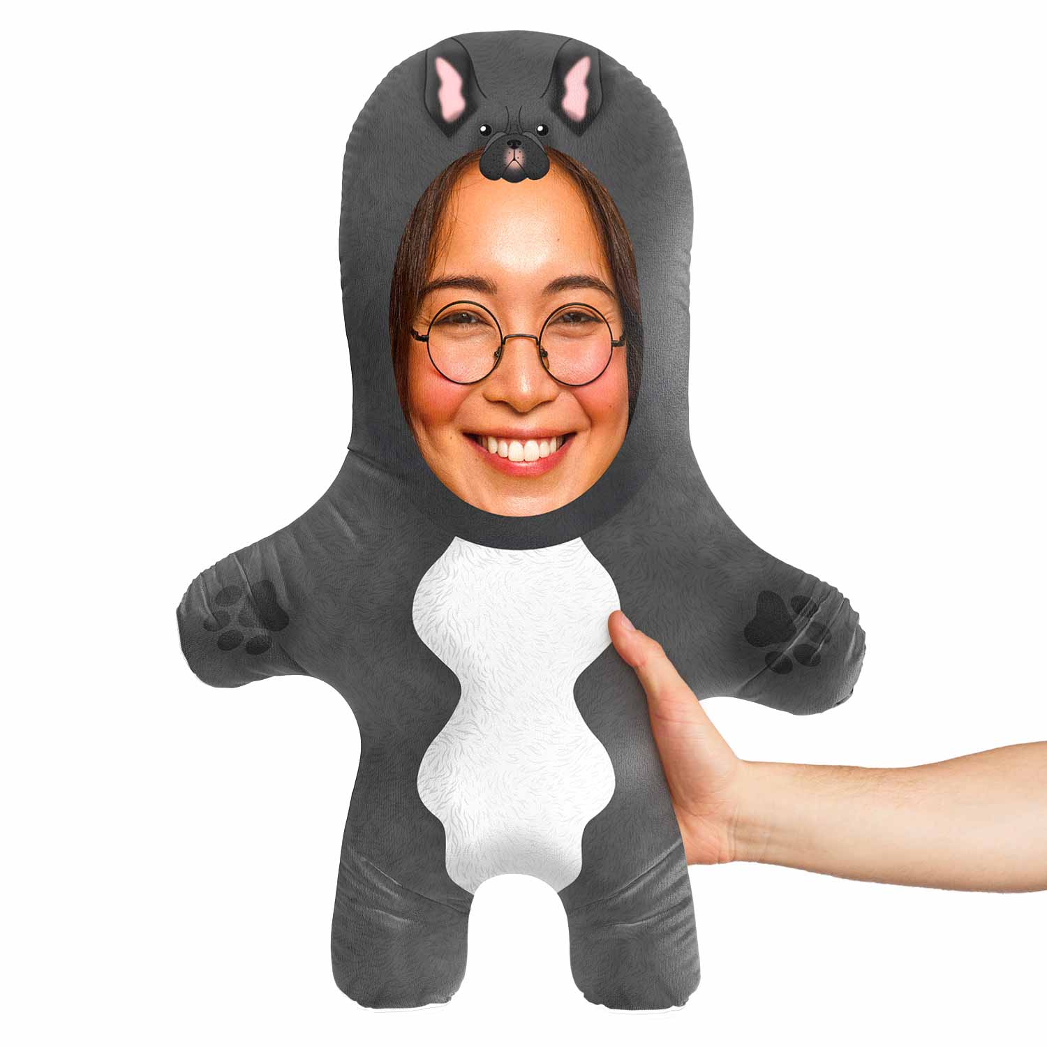 French Bulldog Face Pillow