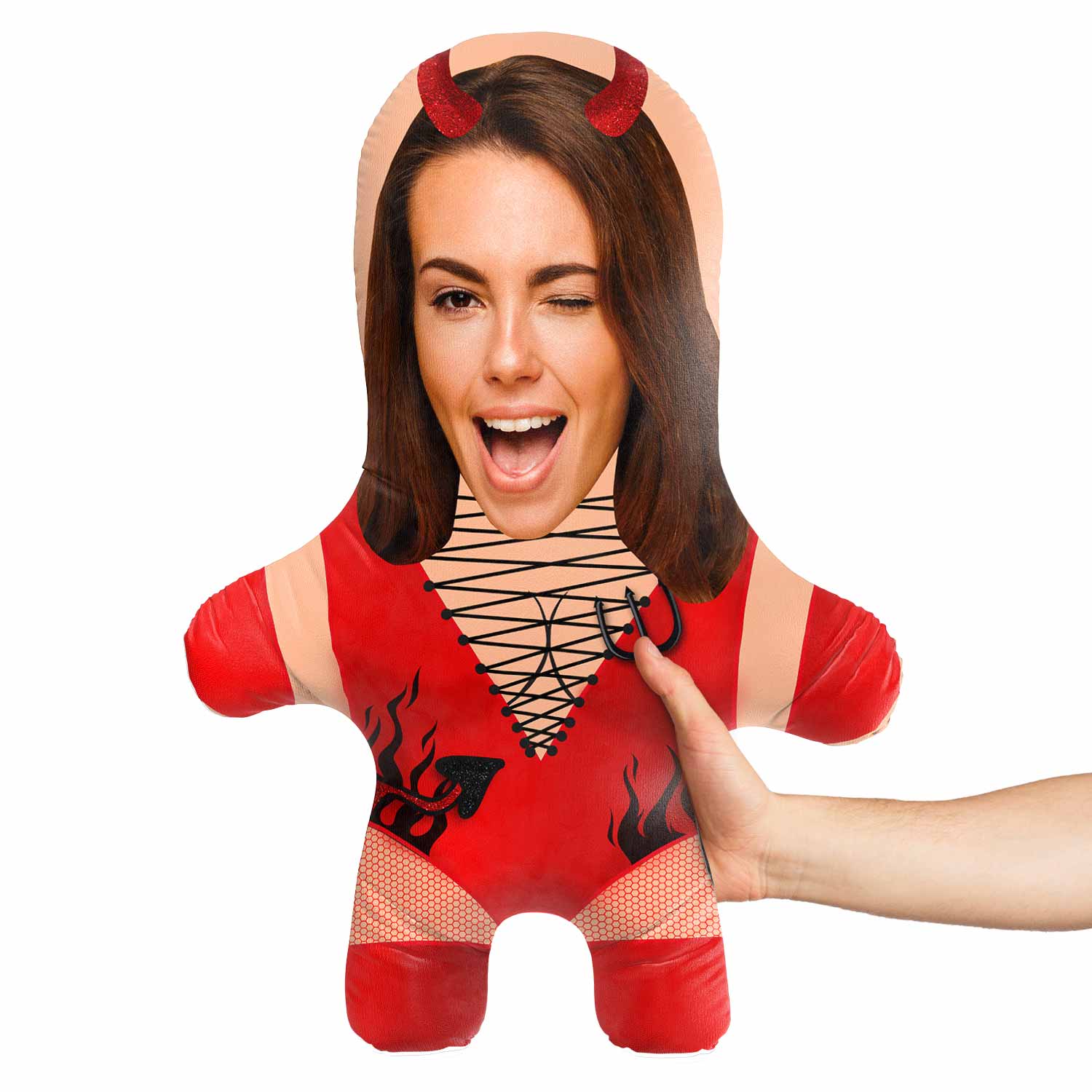 Sexy Devil Face Pillow