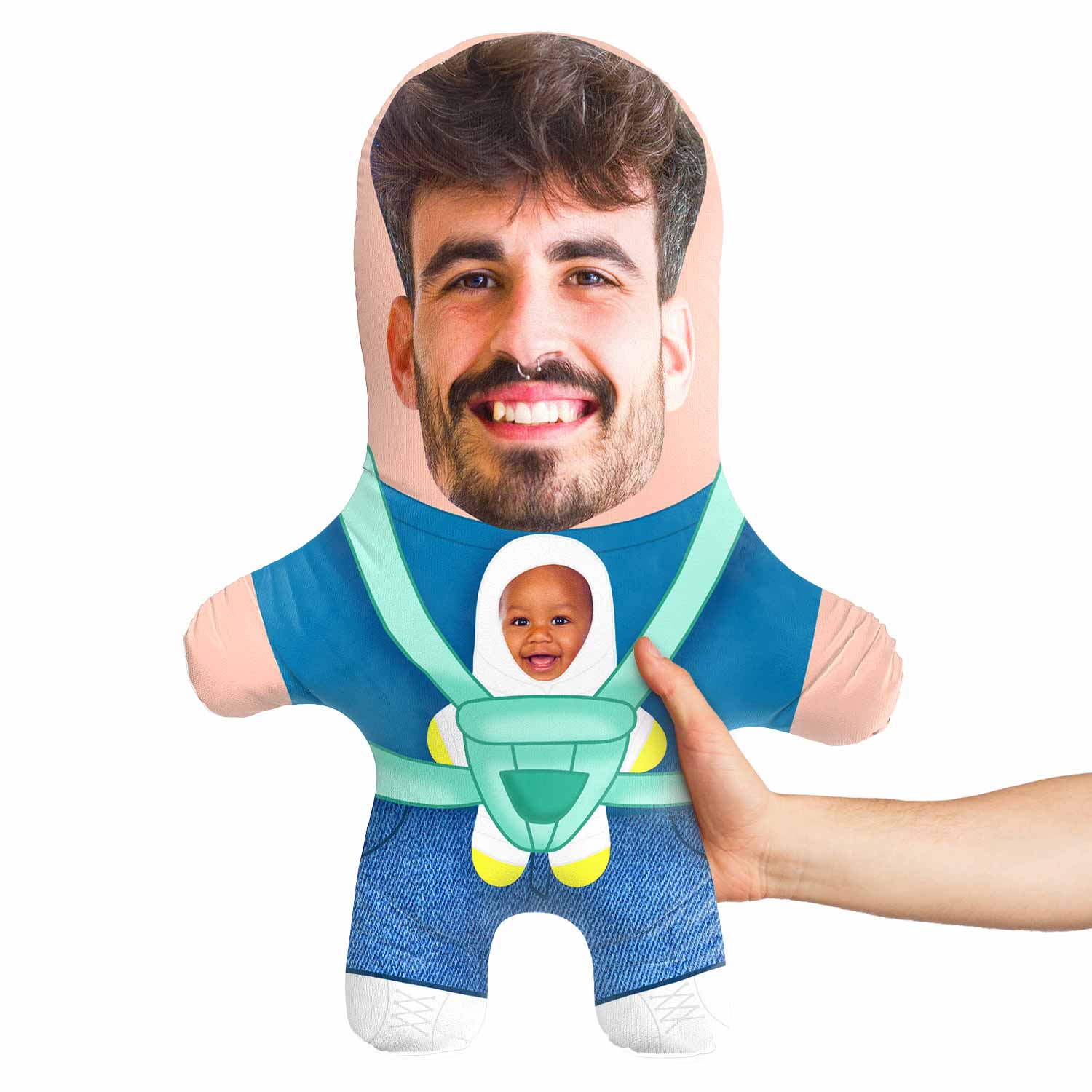 Male Baby Harness Face Pillow