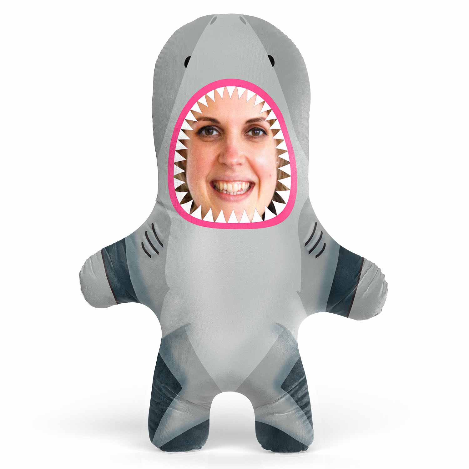 Shark Face Pillow