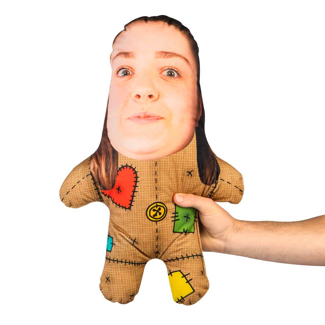 Voodoo Doll Face Pillow