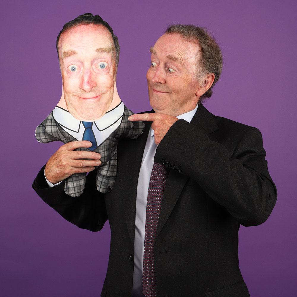Suit Face Pillow