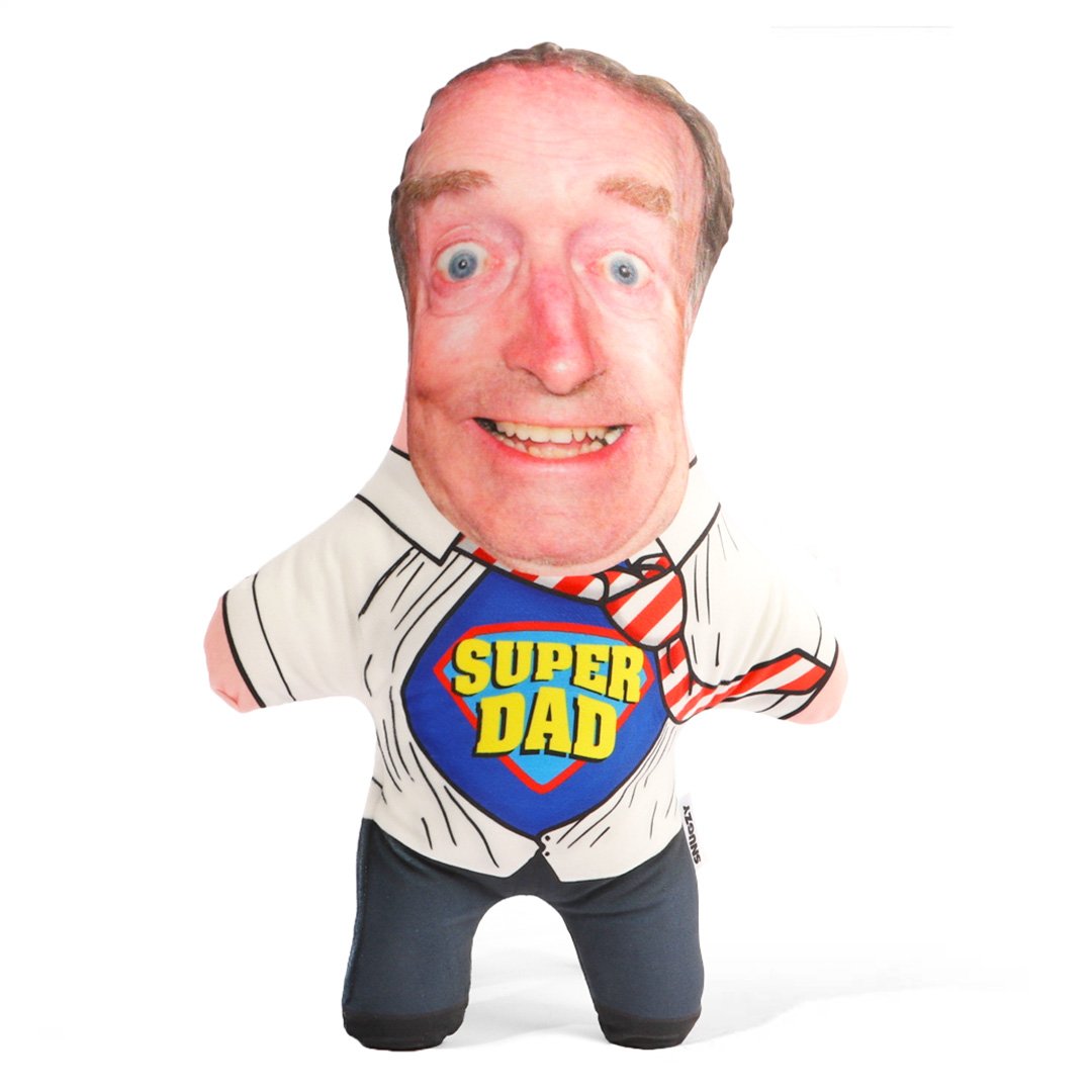 Super Dad Shirt Face Pillow