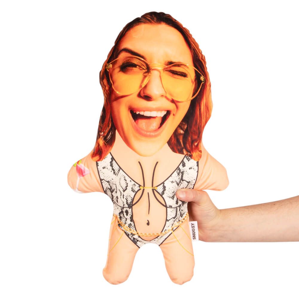 Party Bikini Babe Face Pillow