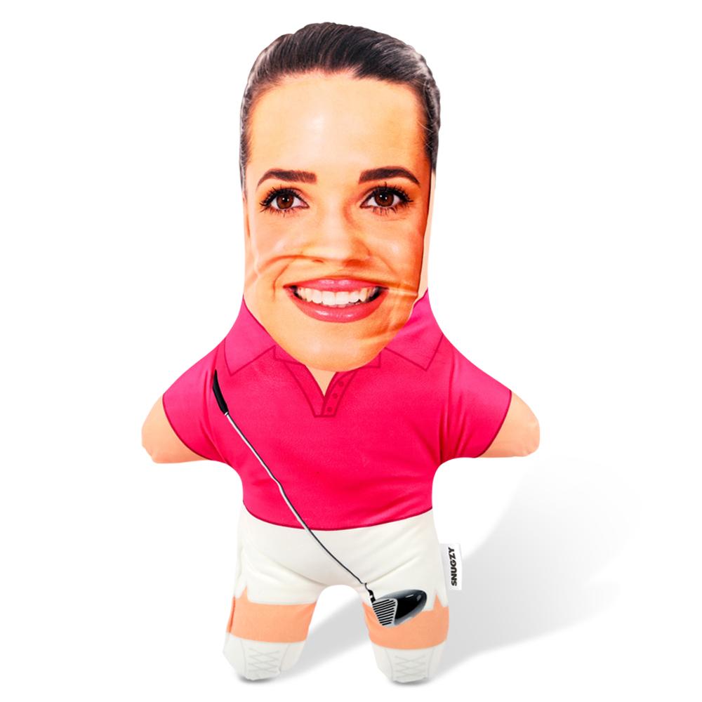 Female Golfer Face Pillow