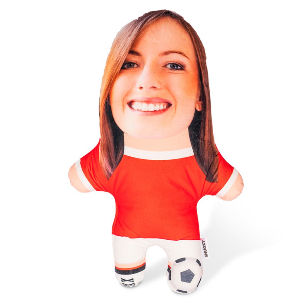 Red Devils Face Pillow