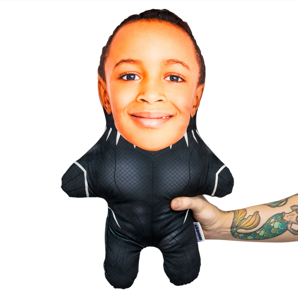 Superhero Panther Face Pillow