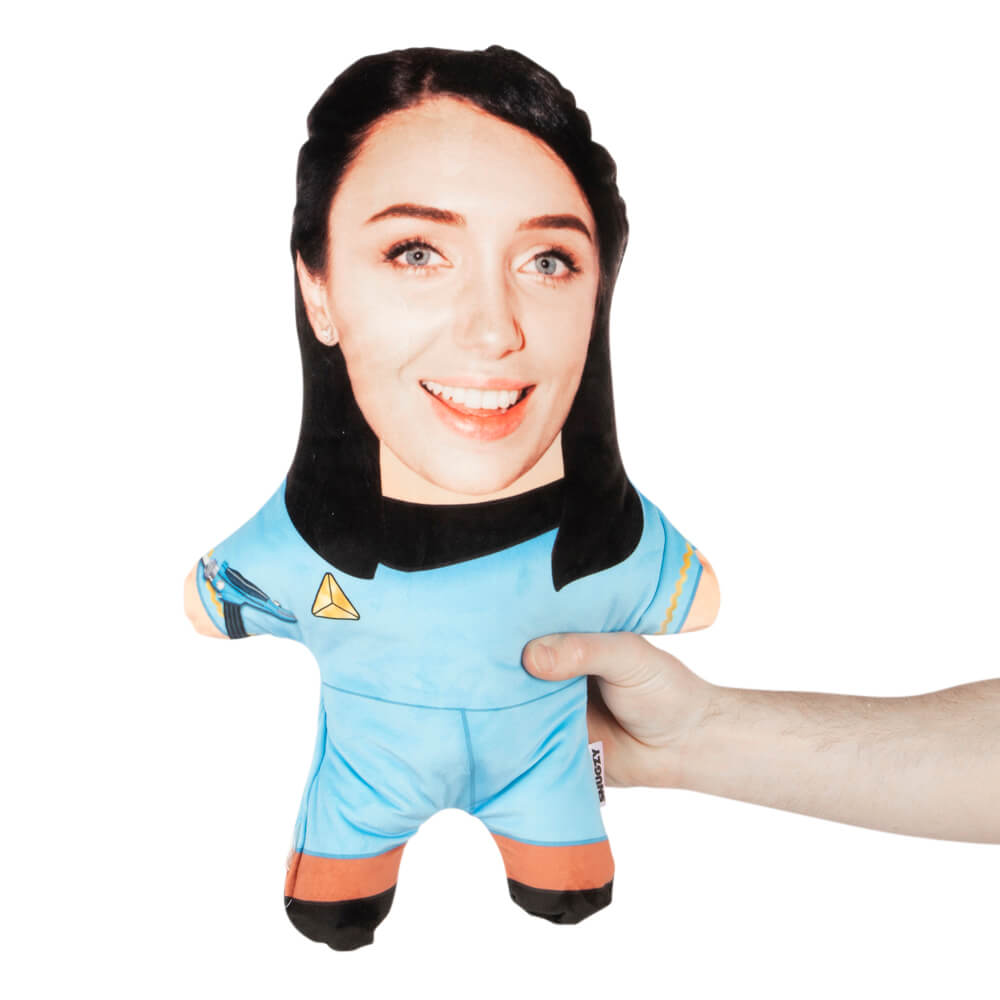 Female Star Face Pillow