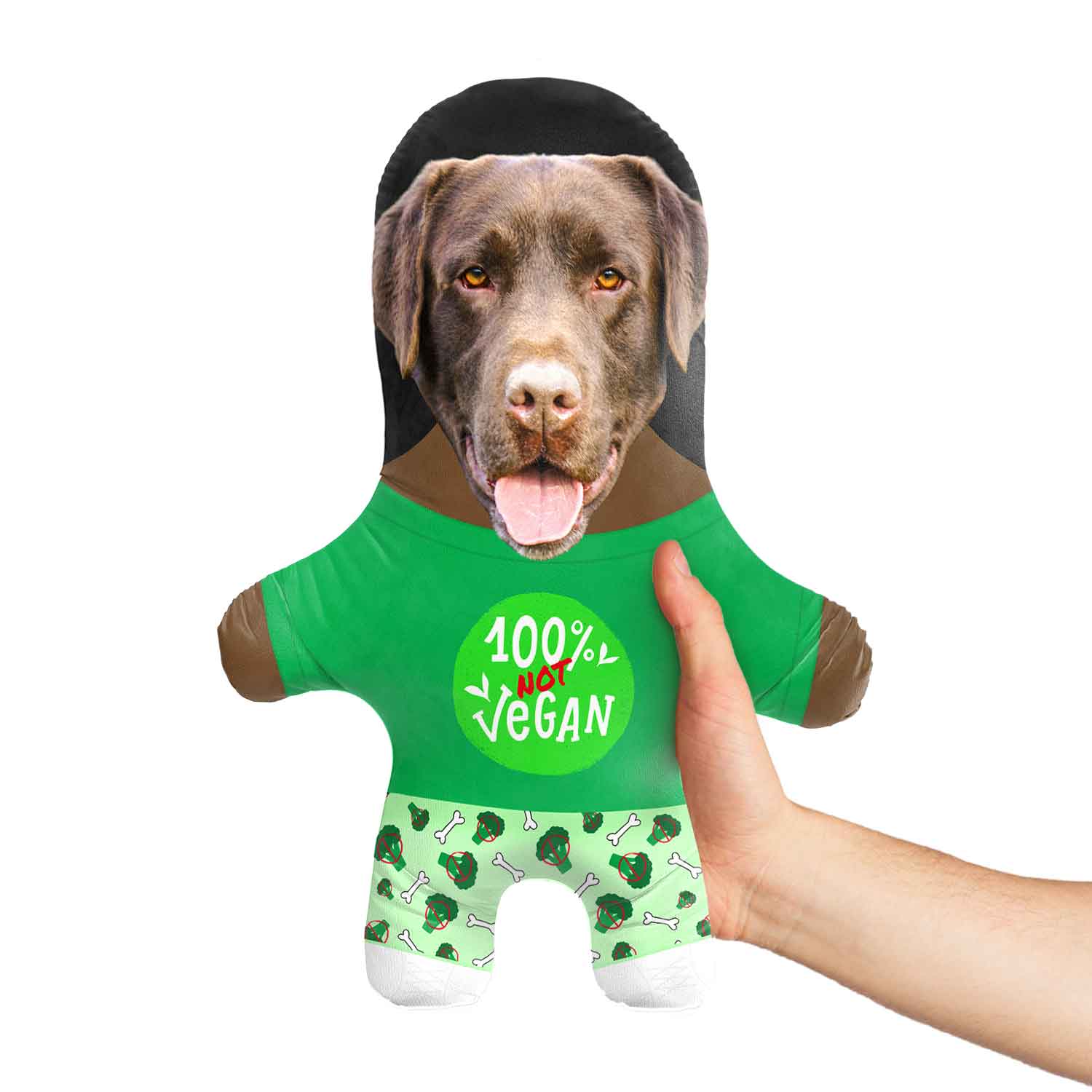 100% Not Vegan Dog Toy