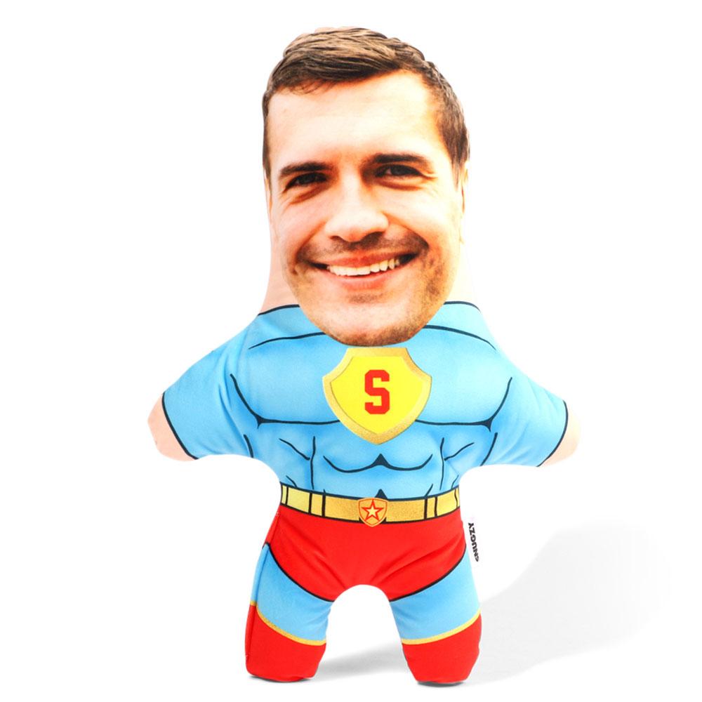 Superhero Male Face Pillow