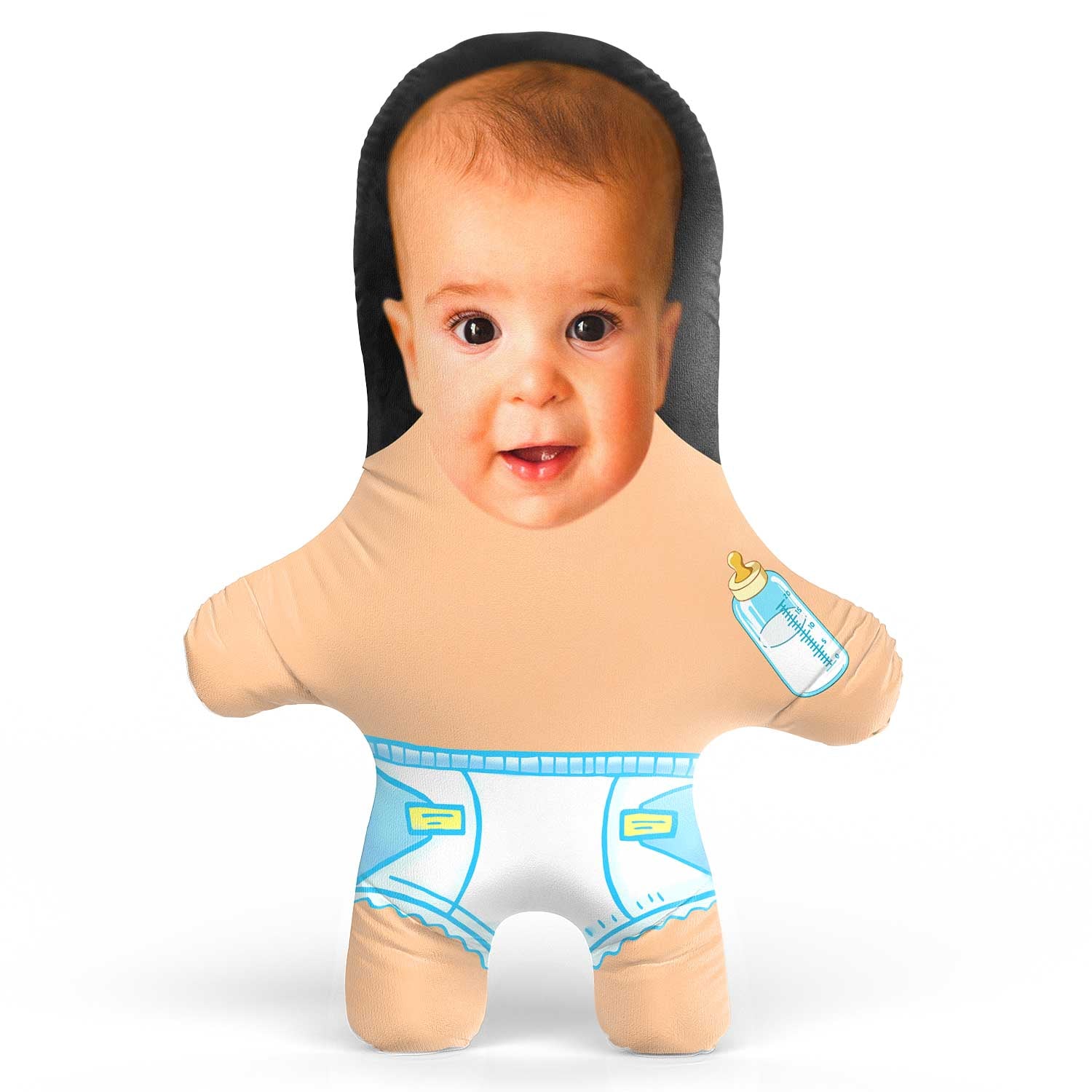 Baby Blue Face Pillow