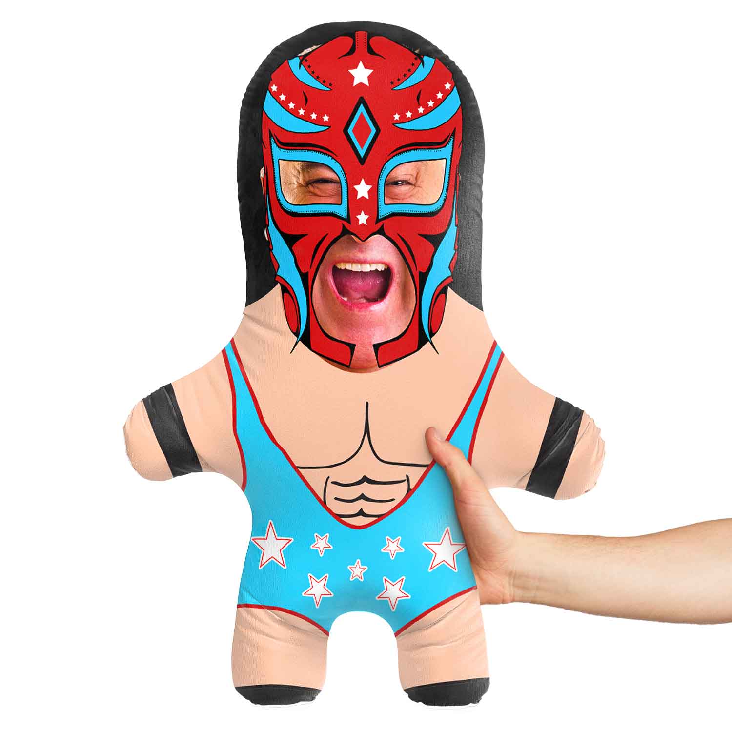 Wrestler Face Pillow