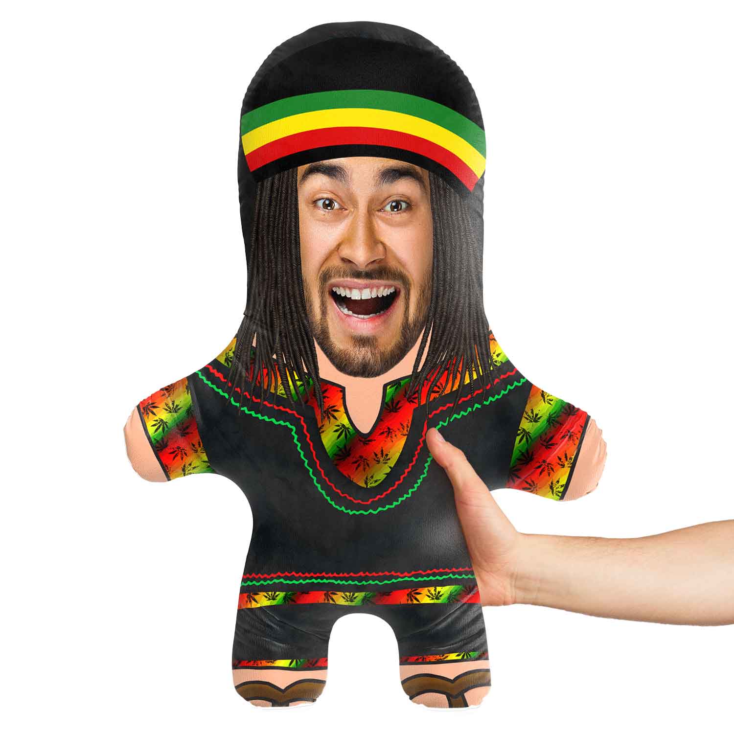 Rasta Face Pillow