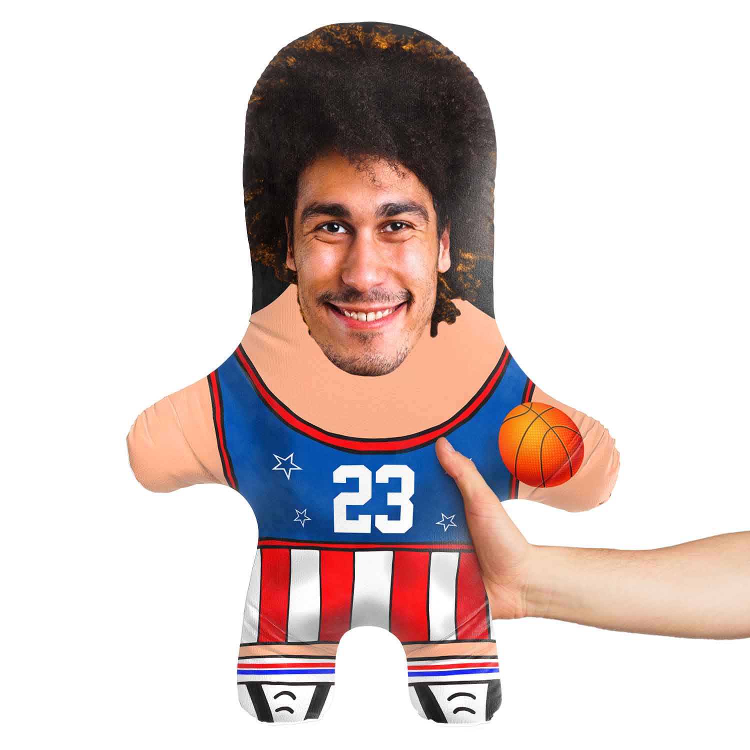 All Star Basketball Face Pillow