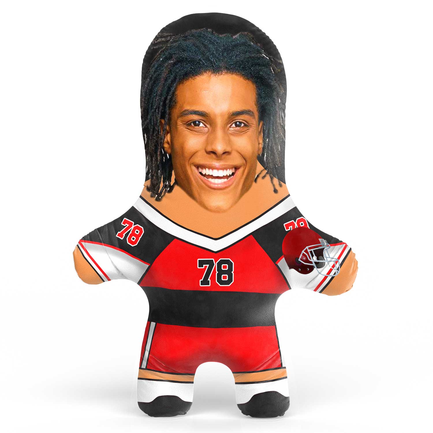 Football Face Pillow