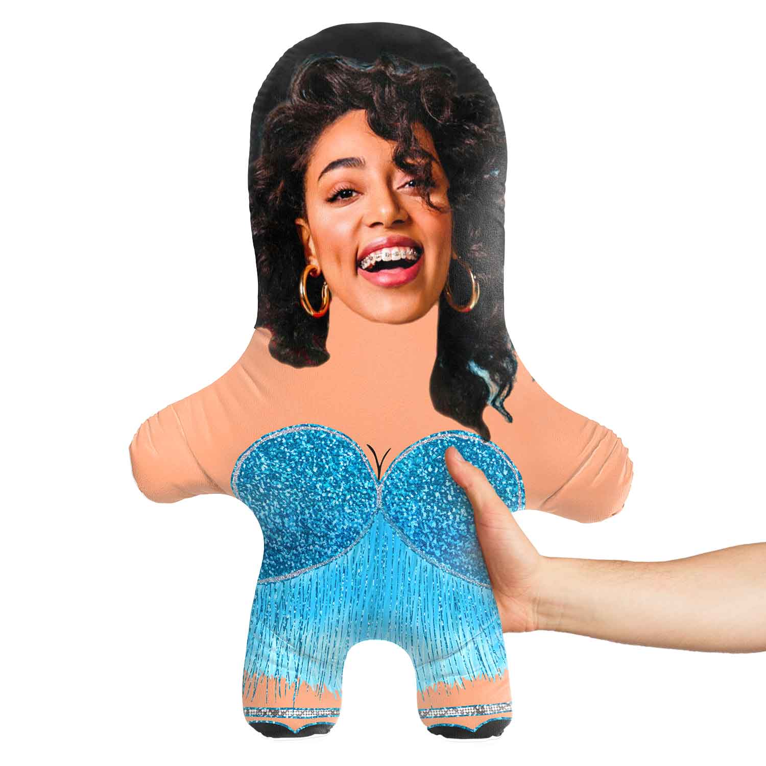 Female Dancer Face Pillow