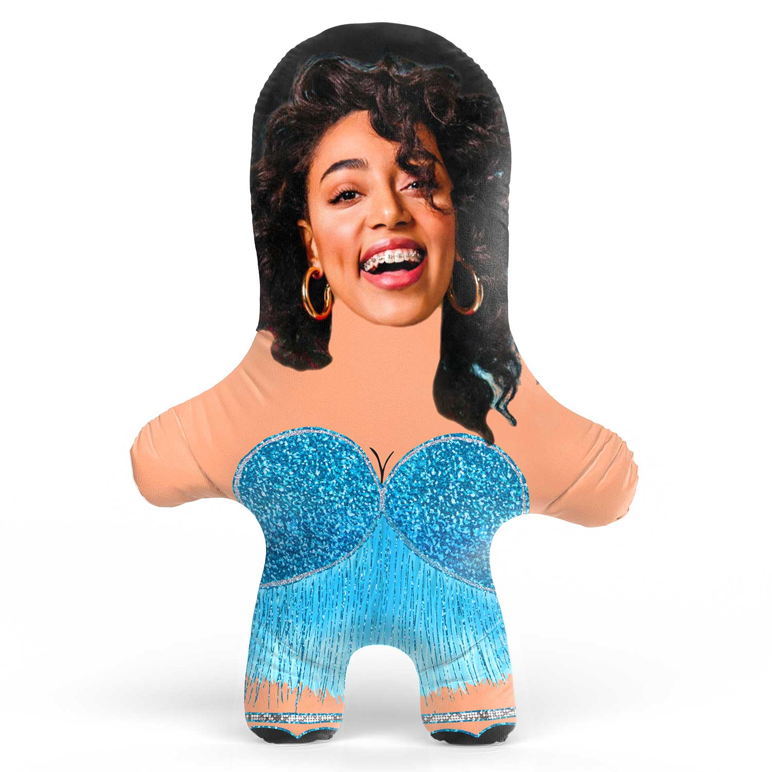 Female Dancer Face Pillow