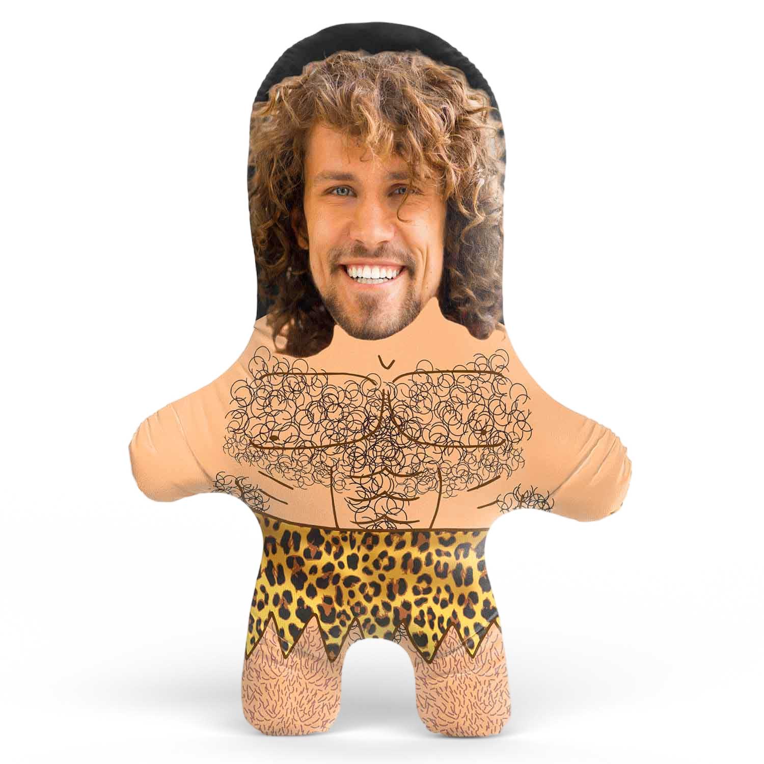 Caveman Face Pillow
