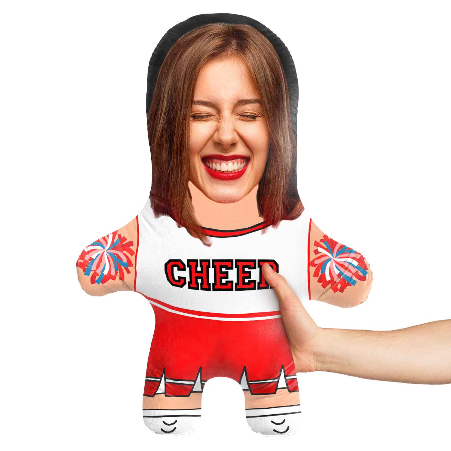 Cheerleader Face Pillow