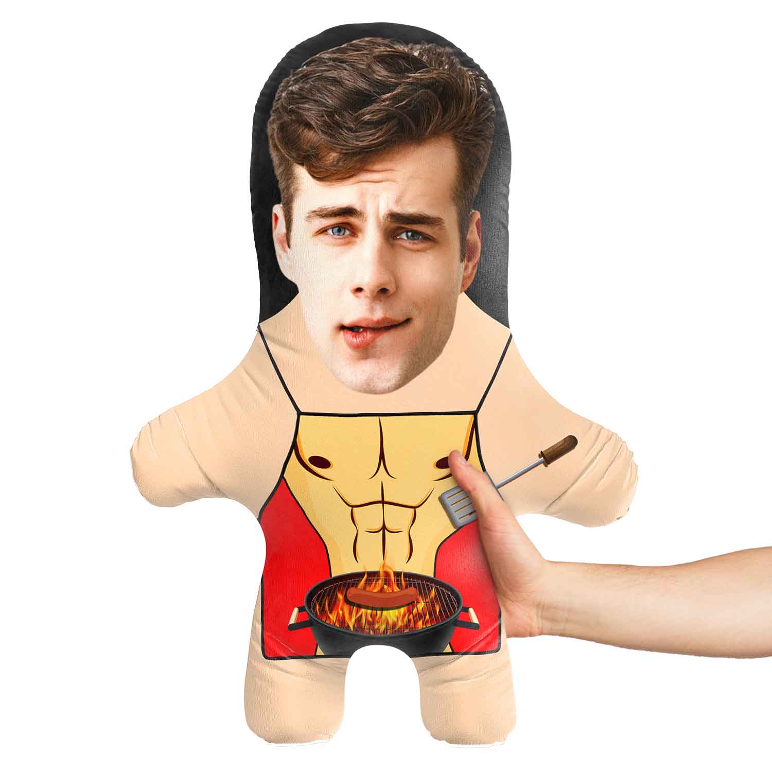 Naked Chef Face Pillow