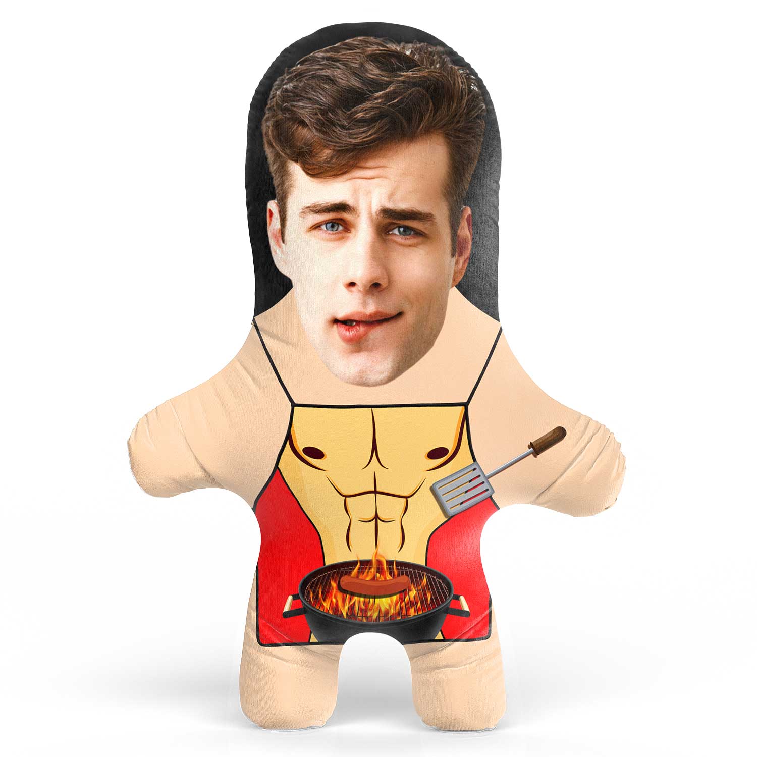 Naked Chef Face Pillow