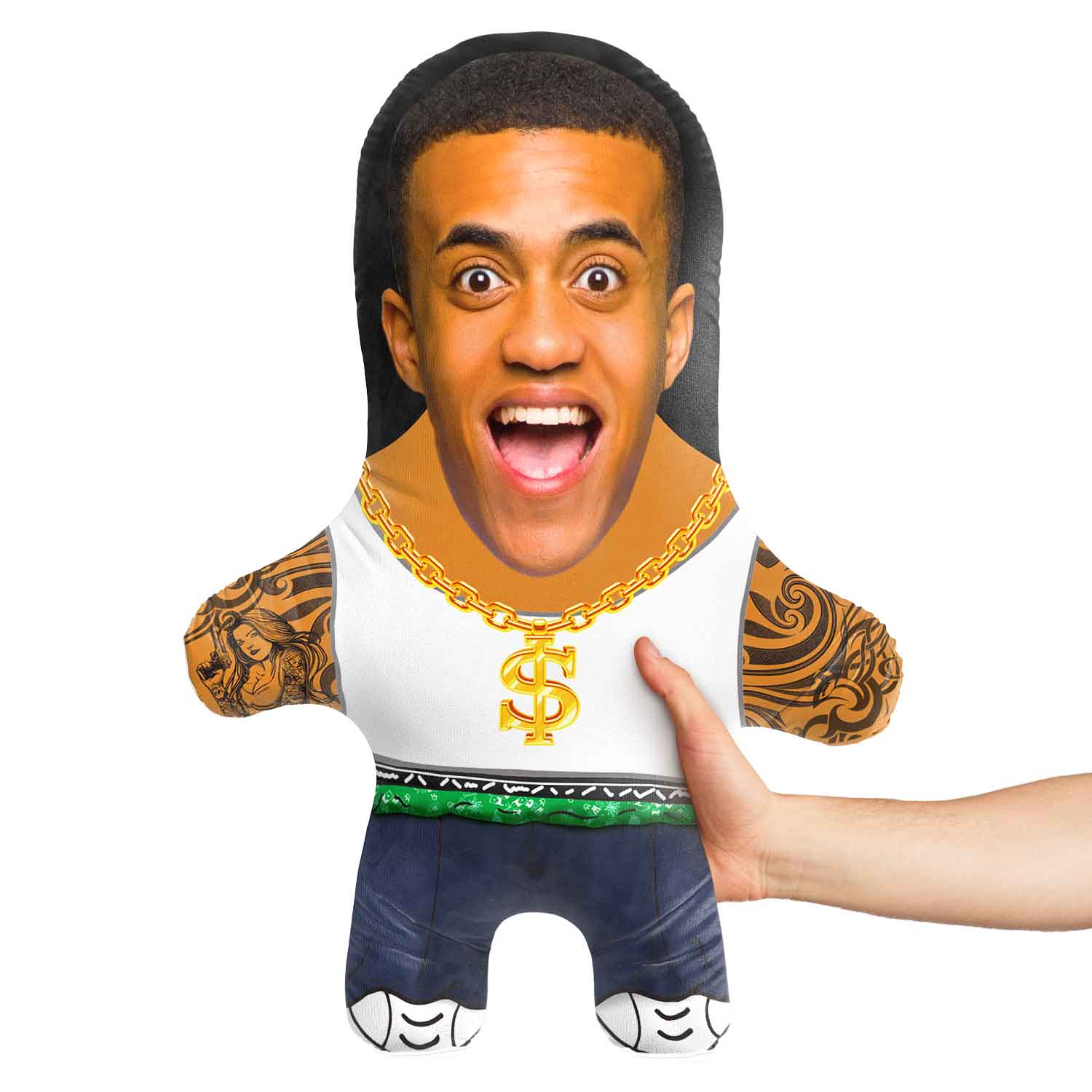 Gangster Face Pillow