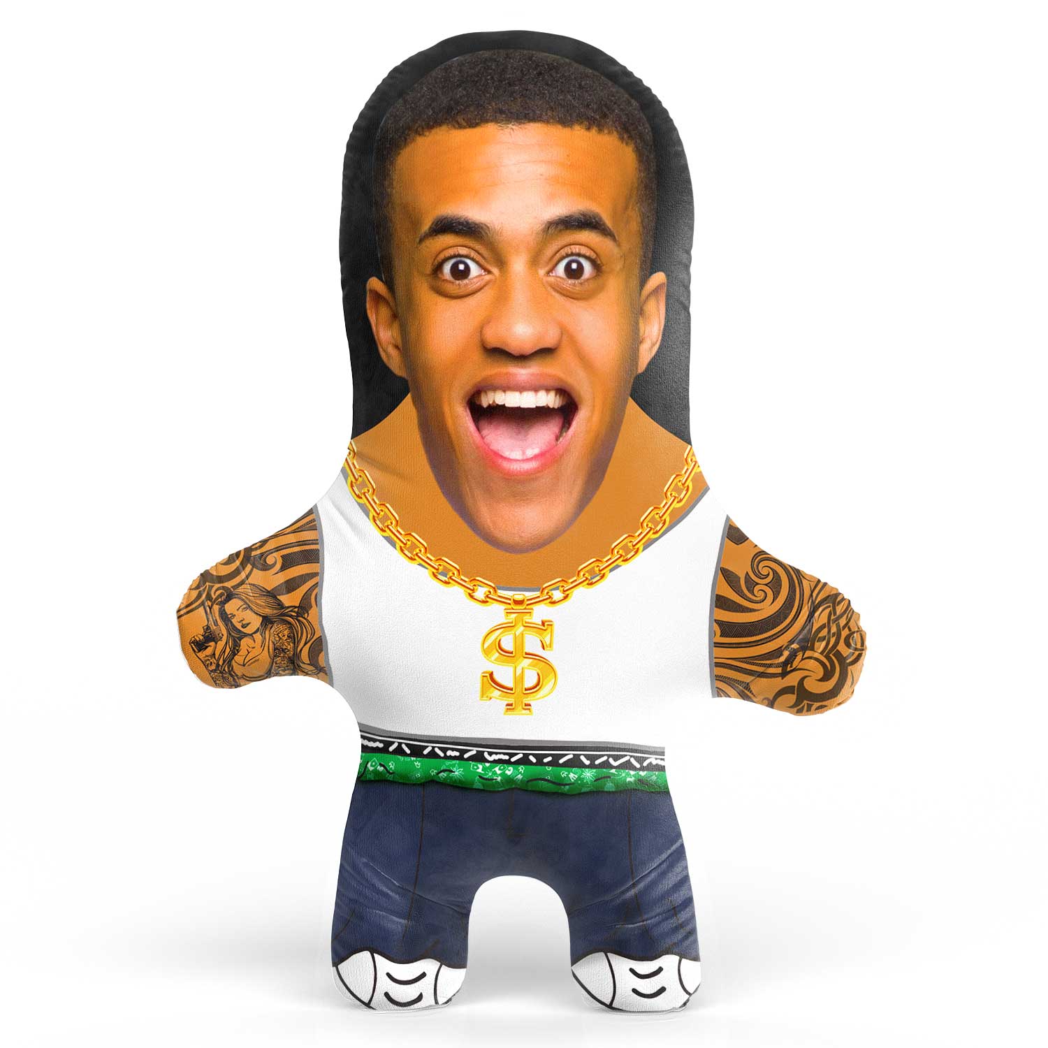 Gangster Face Pillow