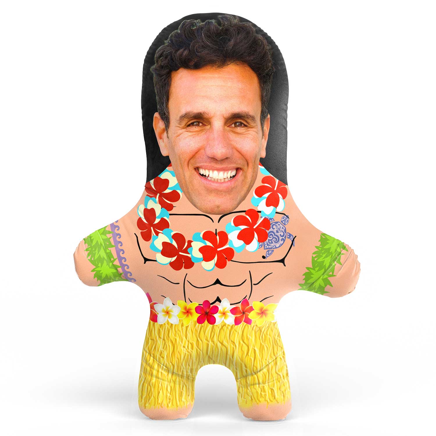 Hula Male Face Pillow