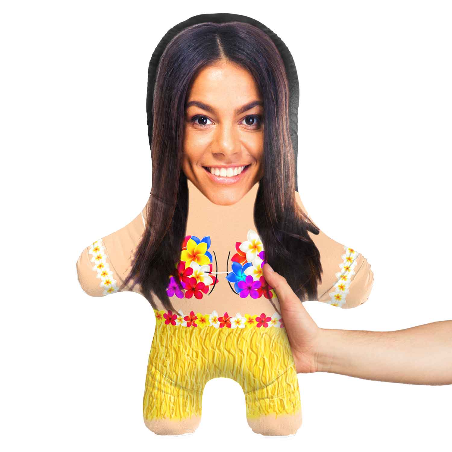 Hula Female Face Pillow